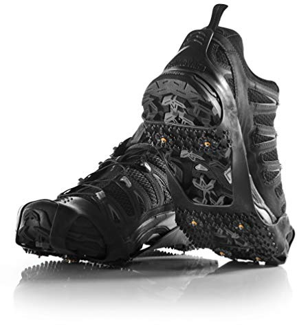 Springyard New Easy Grip Spikes Schuhkrallen & Eisspikes, Schwarz (Black) Small