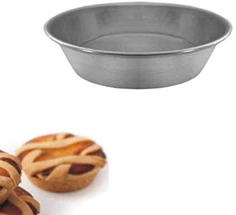 Liotti Set da 6 Pezzi Formina per Mini pastiera napoletana Mini Stampo in Alluminio Puro (Diametro 12cm H3cm)