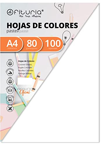 OFITURIA FAB-17932 Tryckpapper, Vit, A4 x 100 stycken