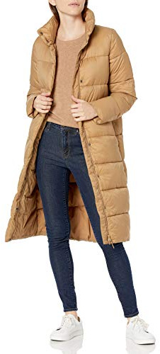 Amazon Essentials Donna Piumino Cocoon Invernale Lungo Leggero con Cerniera Integrale Impermeabile