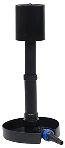 vidaXL Standskimmer Oberflächenabsauger Algenreduktion Skimmer Blättersammler Teichskimmer Teich Höhenverstellbar 650-850mm PVC 1,65kg
