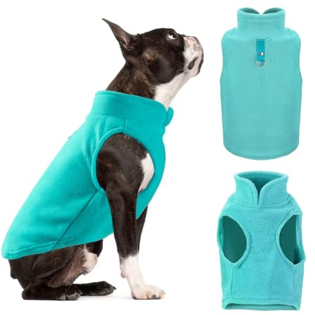 PETCUTE Hundemantel Hundepullover,Wintermantel,Haustier Kleidung Hundejacke für Kleine Mittlere Große Hunde,Hundeweste Warm Hund Mantel mit Gurtloch,Ideal für den Winter,Weiche Fleece-Weste