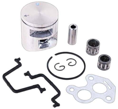 Luxuypon Kolbenring-Set, 41 mm, kompatibel mit Husqv*rna 435 440 440E Kettensäge 502625002 Zylinder-Vergaser-Dichtung, Nadellager