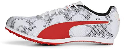 PUMA Evospeed Star 8 Leichtathletikschuh für Herren, Puma Schwarz-Puma-Weiß-Puma-Rot, 41 EU