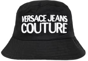 VERSACE JEANS COUTURE Bucket Hat, Fischerhut, Anglerhut, Schwarz Größe S