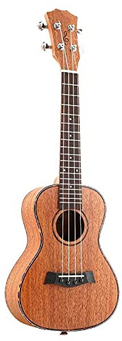 CAZARU Ukulele 23 Zoll Mahagoni Folk Guitar Ukulele Ideal für Schulen und Anfänger
