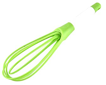 BBAUER ddq Wisk Multifunktionaler rotierender manueller Eierrührer, Mini-Küchen-Ei-Schneebesen, Backwerkzeug, Eierrührer, umweltfreundliches Silikon-Rührwerk (Color : Green)