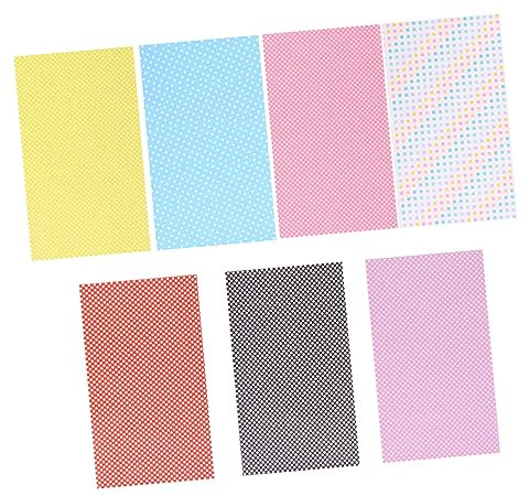 STOBOK 9 Stück Blatt Gepunktetes Leder Pflanzendekor Ohrringe aus Kunstleder Lederpolsterung Lederstoff mit Regenbogenpunkten tasche leder selber machen Punktmuster der Stoff Material