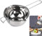 Roysmart Pot à fondre des bougies, bol à fondre au bain-marie, 600 ml, pot de fonte, en acier inoxydable 304, pour chocolat, sucre, beurre, fromage, caramel