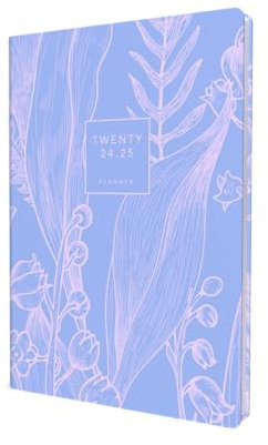 Collins Tara Mid Year Diary Planner A5 Day To Page Academic Year 2024-25 - Lilac - Daily Mid Year Journal for Students, Teachers and Academics - TA151M.55-2425 - August 2024 to August 2025