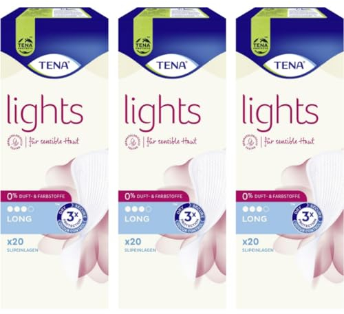 Lights Slipeinlagen long Pads Damenbinden x 3 Packungen