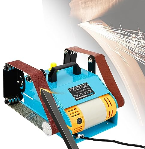 Doppelachsiger Riemen- und Schleifmaschine für Werkstatt 950 Watt 220 Volt 6000 U/min 40 x 680 mm Riemen