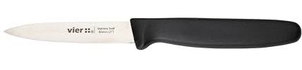 VIER - Cuchillo pelador de patatas, verduras, frutas. Hoja de 9cm (3pulgadas)