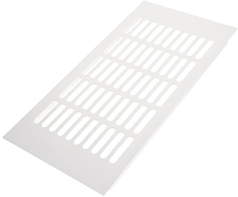 Hemobllo Rejillas de Ventilación Aluminio Cubierta de Malla Rectangular de Aleación de Aluminio Resistente para Ventilación en Paredes y Espacios Cerrados