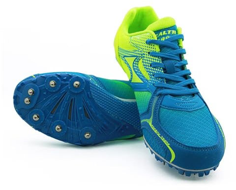 Zapatillas de Atletismo para Hombre con Clavos para Sprint - Zapatillas Deportivas para Atletismo, Carreras, Saltos, Transpirables, Ligeras, para Entrenamiento