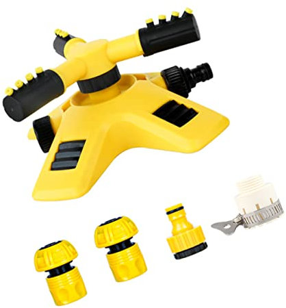 SUPVOX Aspersor Giratorio Automático De Agua para Jardín Sistema De Riego por Aspersión Exterior para Césped y Jardinería De Herramientas para Aspersores Pequeños
