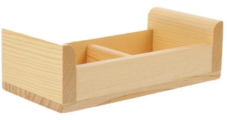 HOLIDYOYO Japanese Sushi Serving Plate Sections Wooden Box Sashimi Divider Dish Kitchen Supply