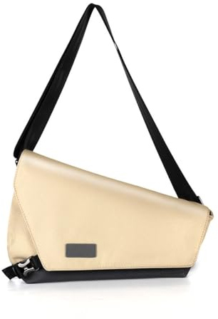 TACWJDM wasserdichte Umhängetasche Für Damen Und Herren – Leichte, Umweltfreundliche Kuriertasche Mit Verstellbarem Riemen, Verschließbarer Magnetklappe – Ideal Zum Wandern, Reisen, Radfahren(Khaki)
