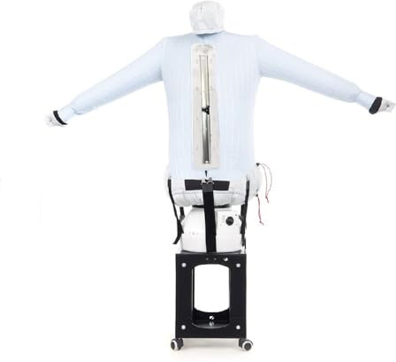 EOLO Stirasciuga SA11 S FULL INOX V5 Stira Asciuga Automatico Camicie Ferro Stiro Verticale Asciugatore Vestiti Bambola Stirasciugatrice Manichino Termico Made in Italy Garanzia 5 Anni Efficienza A++