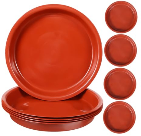 Toyvian 20 Piezas Bandejas para Macetas Plástico para Plantas Plato para Bonsáis y Flores para Recoger Agua y Suelo Accesorio Práctico de Jardinería