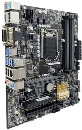 Schede madri Fit For Asus Q170M-C Intel Q170 LGA 1151 DDR4 64GB Micro ATX Supporto I5-7400 I5-6400 I3-6300 I7-6700 I7-7700 CPU