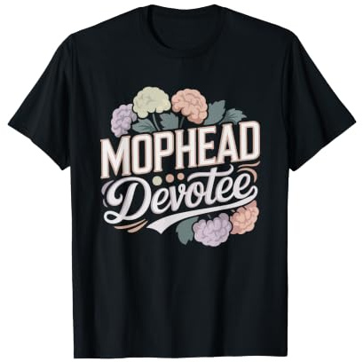 Mophead Bigleaf Hydrangea Devotee Summer Blooms Flower T-Shirt