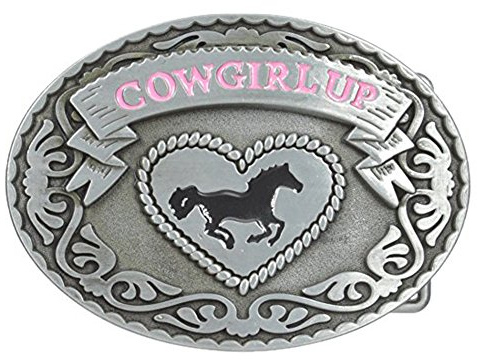 LKMY Herren Gürtelschnalle, 3D Pferd Gürtelschnalle, Western Cowboy Oval Scroll für Herren Damen