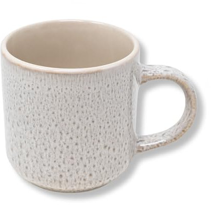 NAMAI - Set 6 Tazze Colazione - 350 ML - Porcellana - Adatte in Lavastoviglie e Microonde - Tazze Cappuccino (6 Mug)