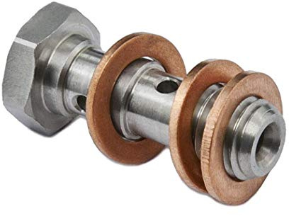 Double vis à tête creuse banjo freins INOX M10 x 1.00mm L-29mm