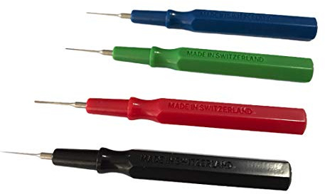 Buzzufy BOLEY Assortiment de 4 Huiliers Différentes Tailles pour Horloger, multicolore, M, Moderne