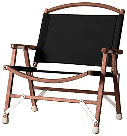 Silla con gravedad cero,Silla de Camping Plegable con Respaldo, Pequeña Portatil Taburete de Pesca,Pescar/Camping/Barbacoa/Viajar/Beach,Tamaño: L61.5 * W53 * H4 0cm Peso: 2.5kg ( Color : Black1 )