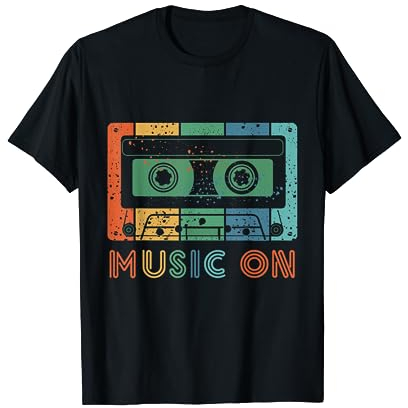 Mixtape Kassetten Musik auf Kassette 90er 80er T-Shirt