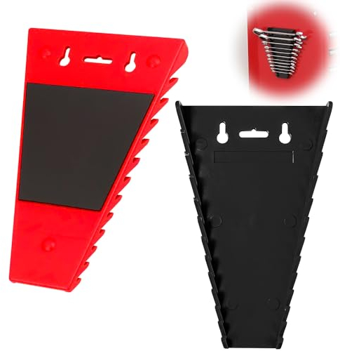 2 Pièces Organisateur Magnétique de Clés à Molette, Porte Outils Mural, Support Outils Mural, Support de Serrage, Porte-outils Magnétique, Pour atelier de Porte-outils mural