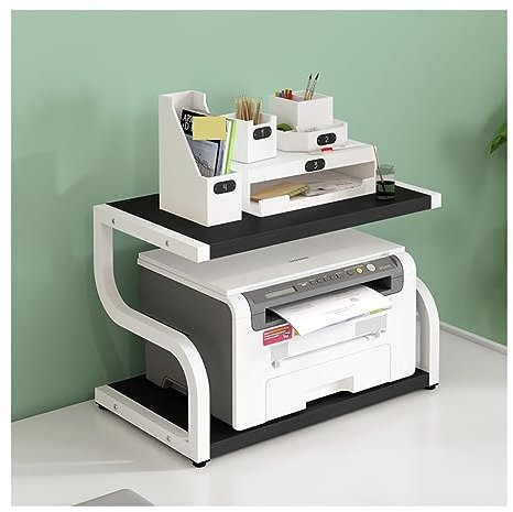 Druckerregal Druckerständer Druckerhalter 2-stufiger Kleiner Druckerständer, Desktop-Druckerständer-Organizer Für Faxgerät, Scanner, Dateien, Druckertisch Druckertisch ( Color : G , Size : 44*28*30cm