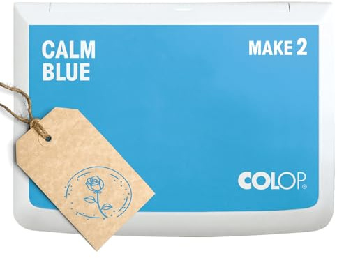 COLOP Timbri MAKE 2 Calm Blue 70 x 110 mm, cuscino per timbri tradizionali