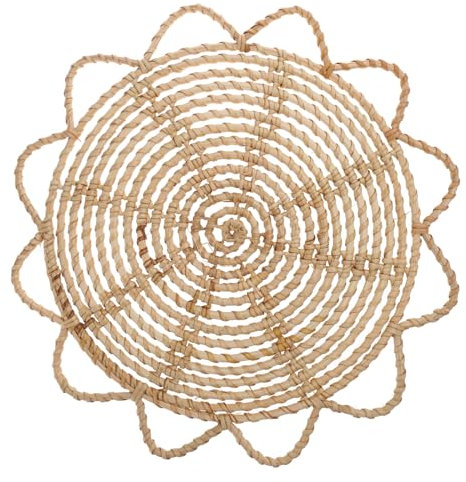 AYPOHU Nordische Wandbehangkörbe Wandkorb Hohles Bambus Rattan Multifunktional Und Stilvoll Kunsthandwerk
