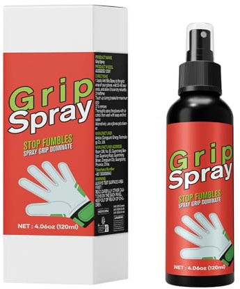Colle pour gardien de but du - Solution d'amélioration de la prise en main - Spray adhésif pour gants de football - 120 ml - Longue durée - Lavable - Pour l'entraînement des jeunes - Pour les