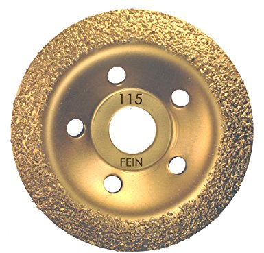 Hartmetall HM Schleiftopf Schleifteller 115 mm Hartmetallsplit Topfscheibe grob/mittel/fein (Fein)