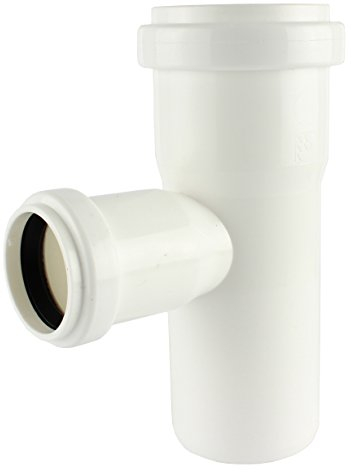 MKK - 19586-001 – HT derivazione tubo PP DN 32-50 raccordo a T 90° giunzione di giunzione di giunzione bianca DN 32 su DN 32