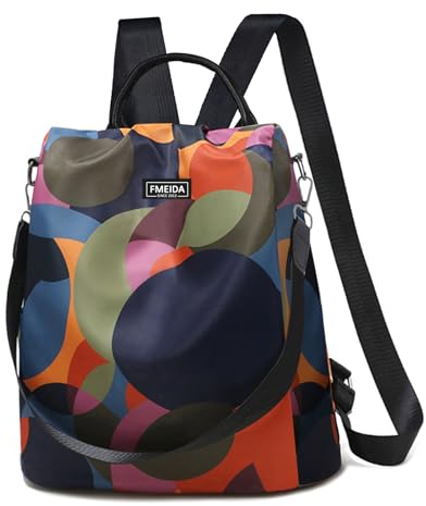 Fmeida Backpack Womens Anti Theft Travel Rucksack Shoulder Bag Ladies Handbag