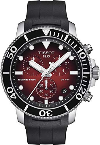 Tissot Men's Chronograph Watch T120.417.17.421.00 Steel Seastar 1000 Chronograph Collection