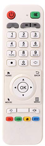 geneic White Remote Control Controller Replacement for LOOL Loolbox IPTV Box GREAT BEE IPTV and MODEL 5 OR 6 Arabic Box Accessories