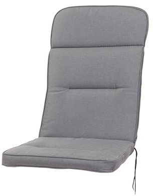 Kettler Polen KETTtex 2328 Auflage Hochlehner Kreta dunkelgrau Olefin wasserabweisend lichtecht Sitzpolster 120x50x7 cm