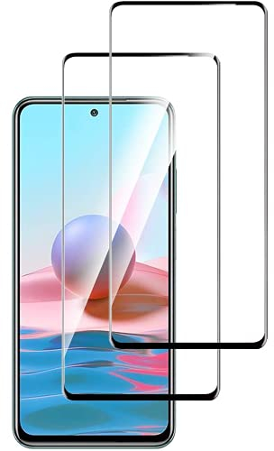 iGlobalmarket [2 Unidades] Protector de Pantalla compatible para Xiaomi Redmi Note 10 / Note 10s, Cristal Templado, sin burbujas, Alta Definicion, Resistente a Arañazos
