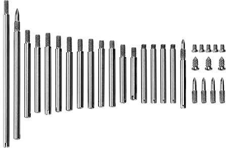 Piezas de reparación de clarinete Mantenimiento de repuesto Tornillo de fijación Juego de accesorios para instrumentos de clarinete