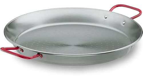 Suinga Paellera Clásica de Acero | 80 cm | 40 Raciones | Paellera Resistente