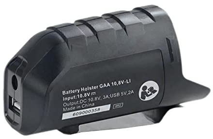 Akku USB-Ladeadapter Beheizbare Sweatjacke Mobiltelefon Ladeadapter Ersatzzubehör für BOS Bosch 12V BAT411, D-70745,GSR 10.8-2-Li, GDR 10.8-LI, GWI 10.8V-LI