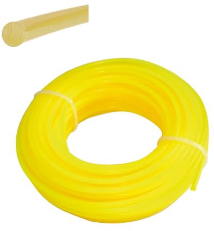 La zappa Filo per decespugliatore e tagliabordi Professionale Elite in Nylon (6.0 mm 31 mt, Tondo)