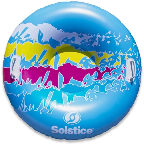 Solstice by SWIMLINE 43 Inflatable All-Season Snow Tube | Durable for Sledding & Ideal Pool Float | Fun for Kids & Adults | Ultimate Outdoor Enjoyment