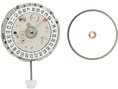 Oikabio Movimiento automático GMT reloj 4 manecillas 24 horas fecha disco reemplazo para 2813 3804 reloj movimiento reparación piezas B